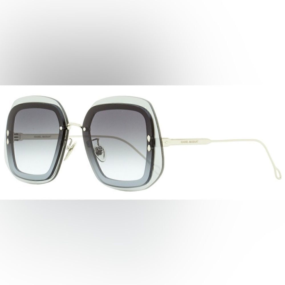 Isabel Marant Adelyo Sunglasses IM0047S 427GB Silver/Mirror 58mm - Picture 2 of 11